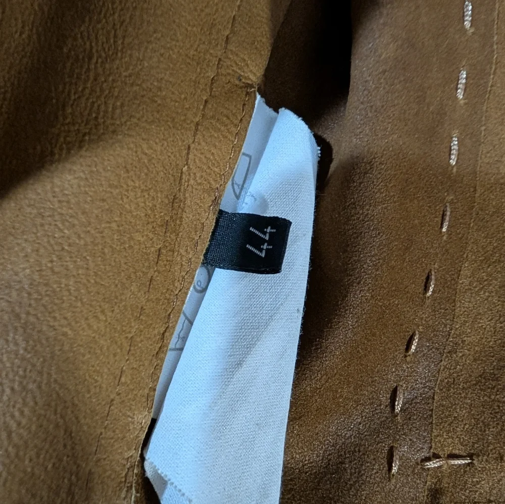 VERAPELLE italian leather Jacket Size IT 44 US 8 - Picture 11 of 13